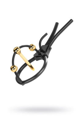 Электросбруя Mystim Plunging Pete, силикон, черный, 14 см (0T-00015897)