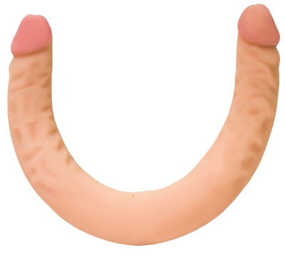 ФАЛЛОИМИТАТОР ДВУХСТОРОННИЙ L 430 мм D 36 мм киберкожа (937100)