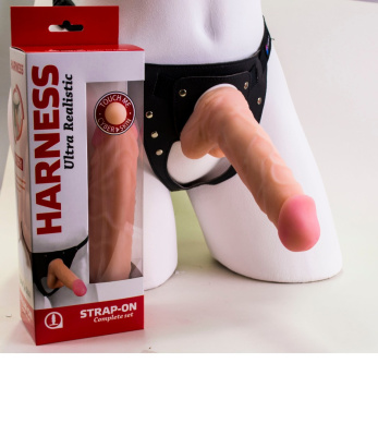 Фаллоимитатор на трусиках HARNESS, L 175 мм D 42 мм (731303)