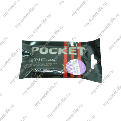 Мастурбатор TENGA Pocket Block Edge (POT-003B)