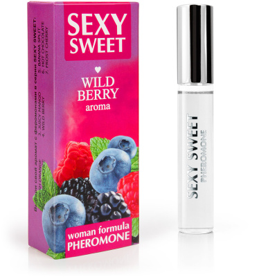 Парфюмированное средство для тела SEXY SWEET WILD BERRY с феромонами 10 мл (LB-16121)