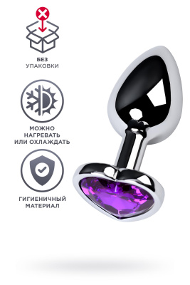 Анальный страз, металл, серебряный, 7 см (УТ-00003602)