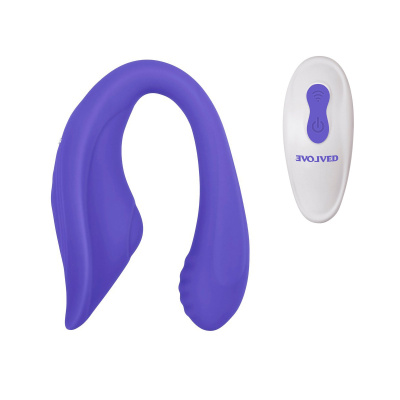 ANYWHERE VIBE Гибкий вибростимулятор с пультом ДУ (EN-RS-8782-2)