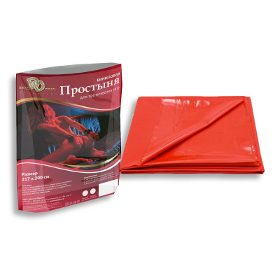 Виниловая простынь красная (731-03 BX DD)