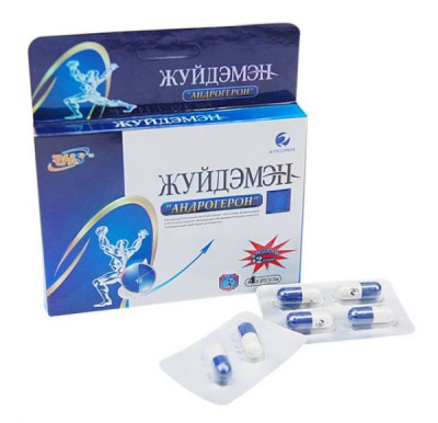 Таблетки для повышения потенции Жуйдэмэн (Андрогерон) (6 капсул) (150060)