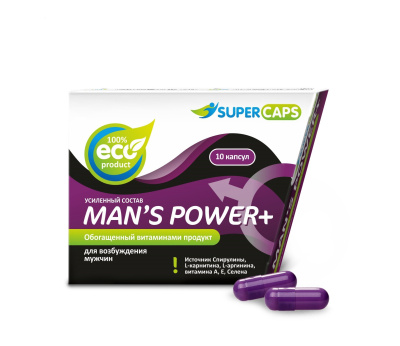 Капсулы для эрекции Man's Power plus (10 капсул) (kapserekMPowplus10k)