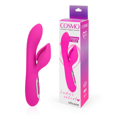 ВИБРОМАССАЖЁР, 10 режимов вибрации, L рабочей части 100 мм D 32 мм, цвет ярко-розовый, (CSM-23131)