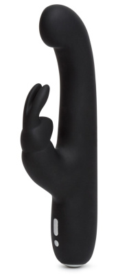 Вибратор Rabbit Slimline G-Spot Rechargeable черный Happy Rabbit (73132)